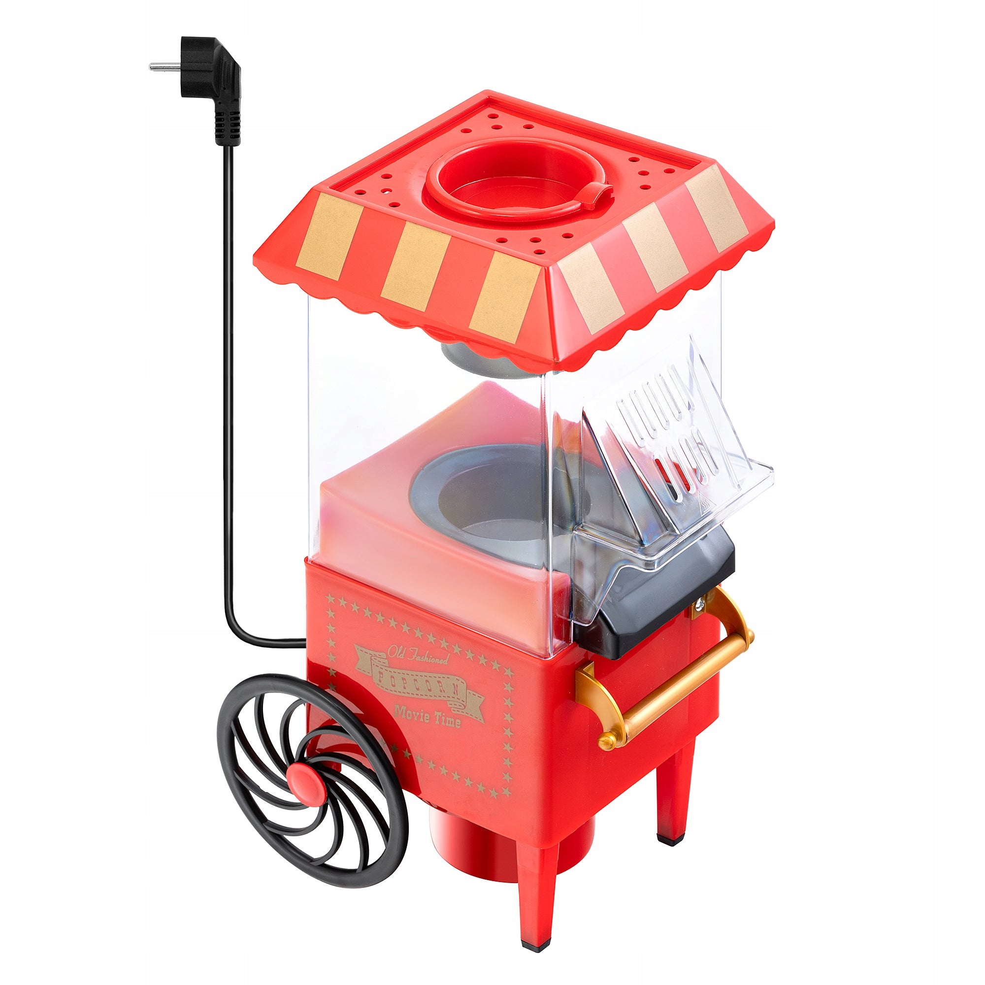 HOMEMADE MACHINE RETRO POPCORN MACHINE WITHOUT FAT 1200W EAN (GTIN) 5907619315349