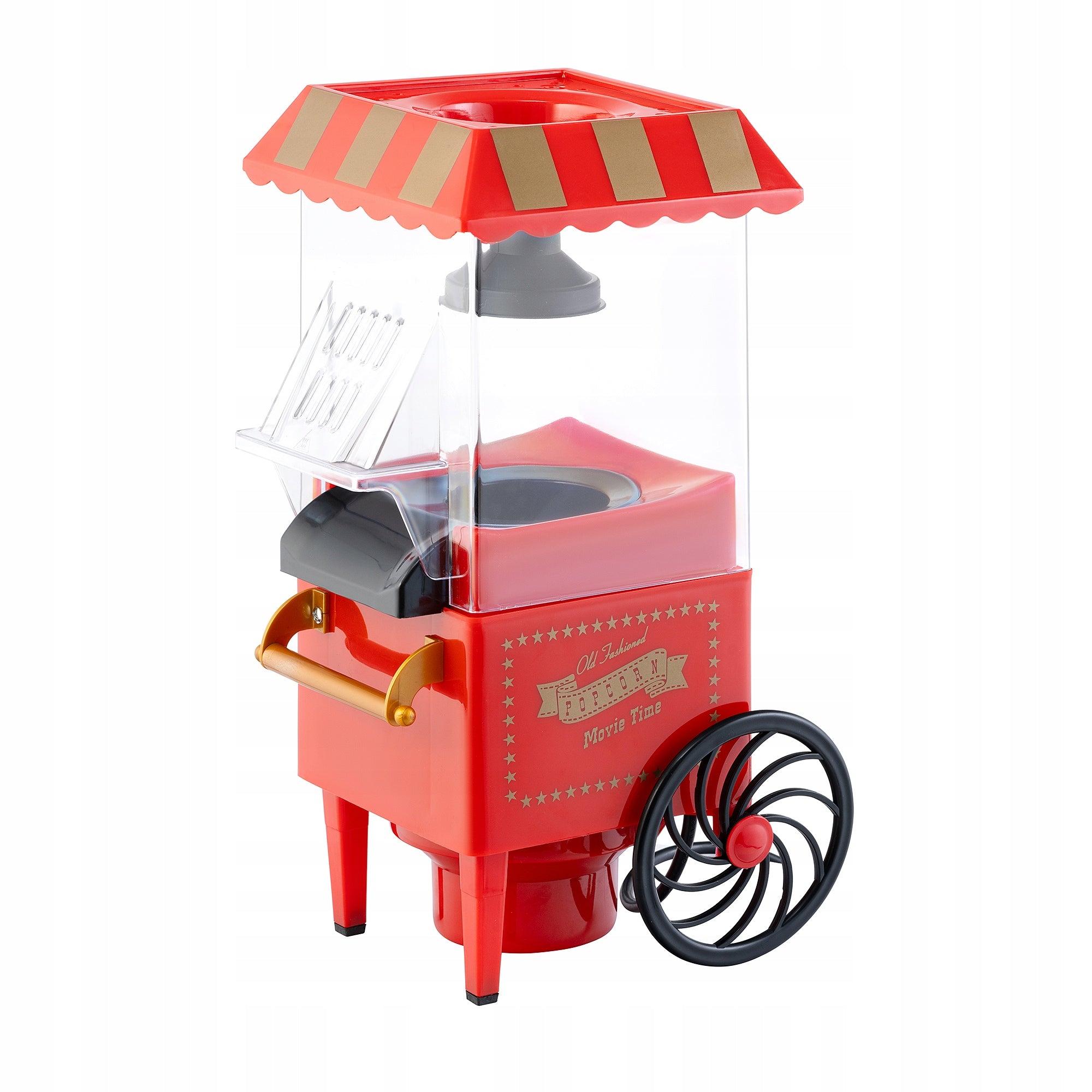 HOMEMADE MACHINE RETRO POPCORN MACHINE WITHOUT FAT 1200W