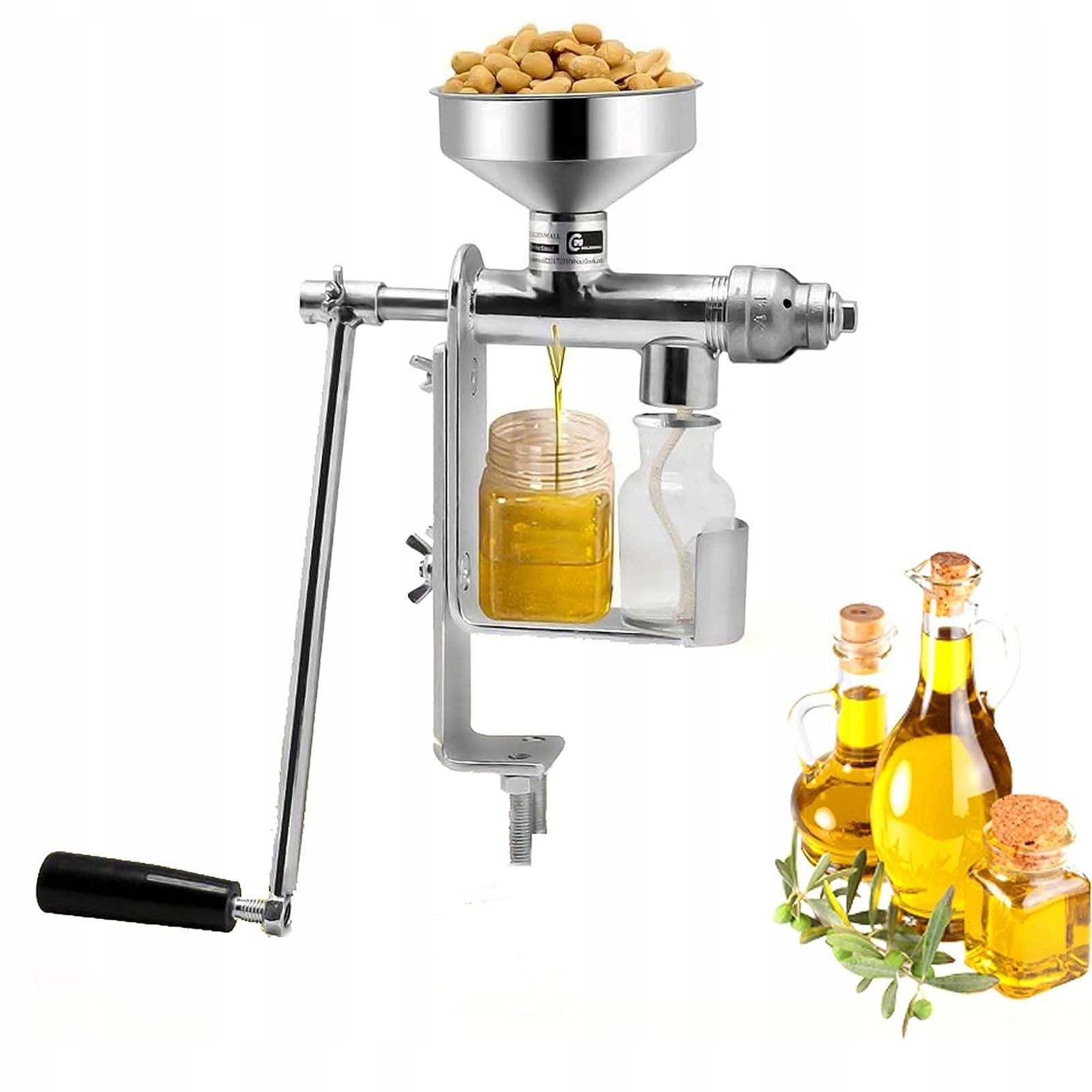 HOMEMADE OIL PRESS COLD HOT