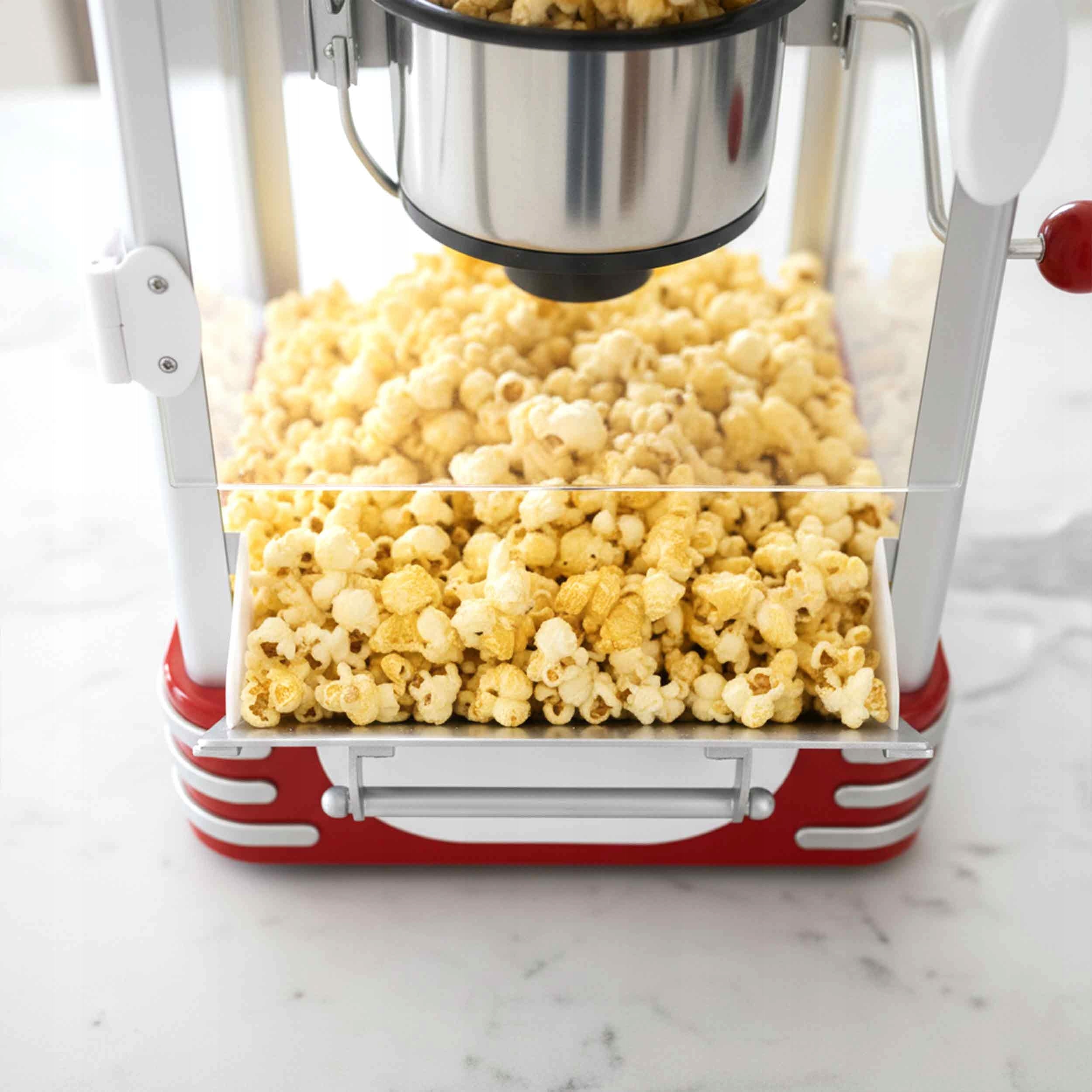 HOMEMADE POPCORN MAKING MACHINE AUTOMATIC DEVICE LARGEST XXXL Manufacturer code PROFESJONALNA MASZYNKA BEZ TŁUSZCZU LED