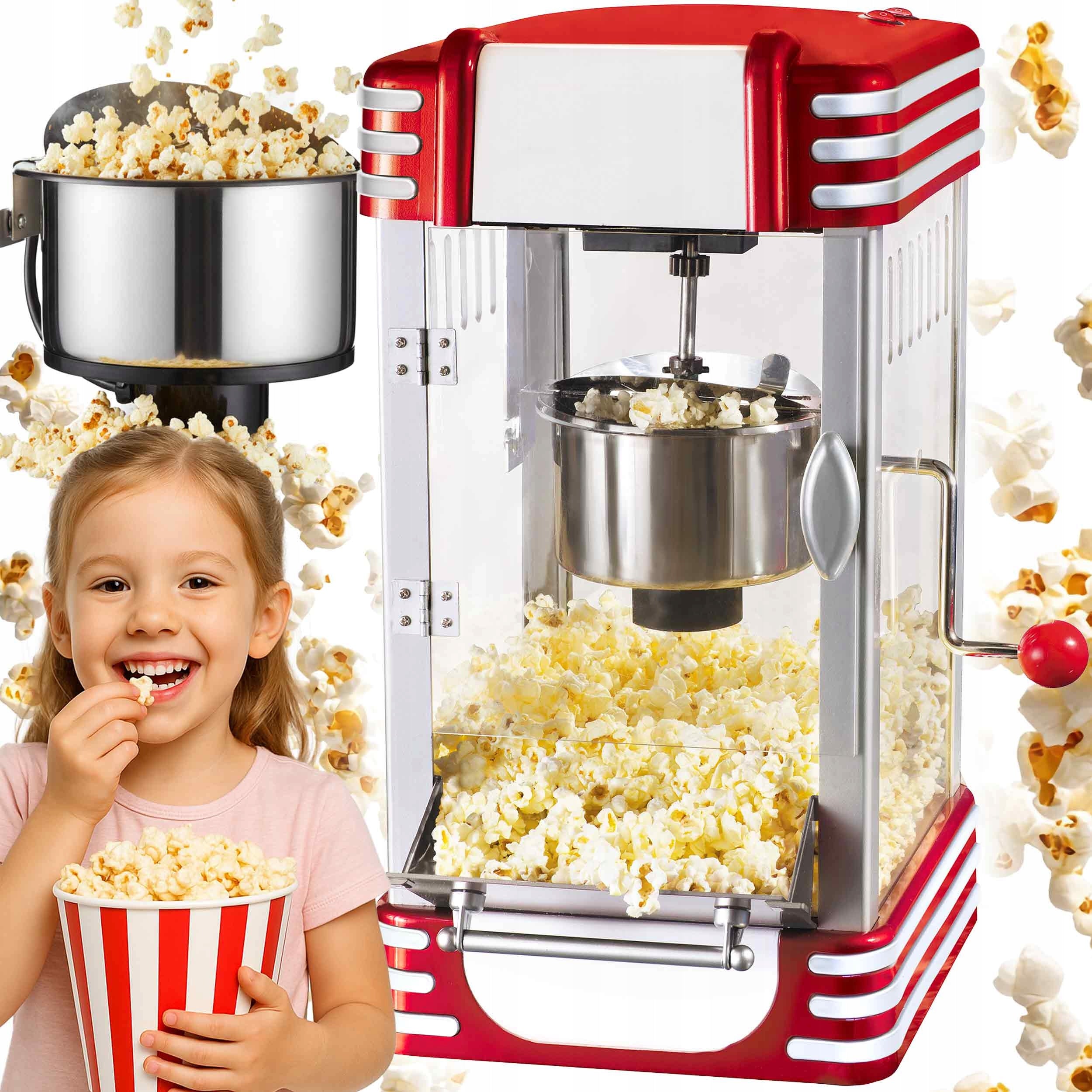 HOMEMADE POPCORN MAKING MACHINE AUTOMATIC DEVICE LARGEST XXXL
