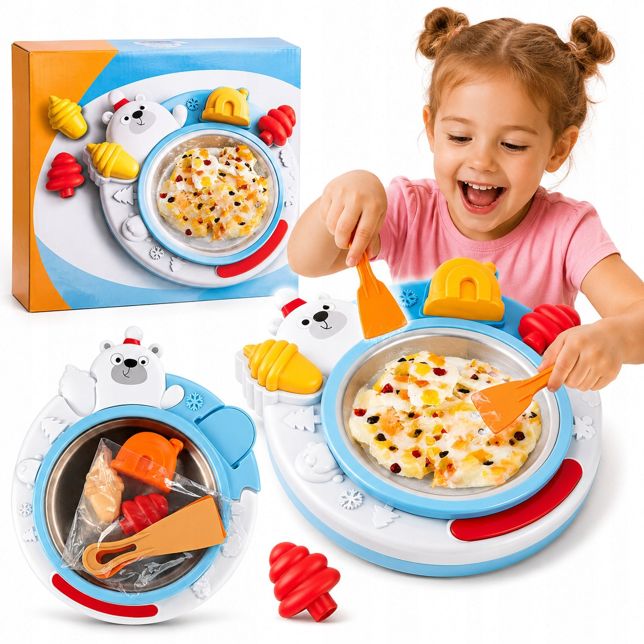 HOMEMADE THAI ICE CREAM MAKING MACHINE BABY SET TRAY DESSERT Manufacturer code D465F1BDFD