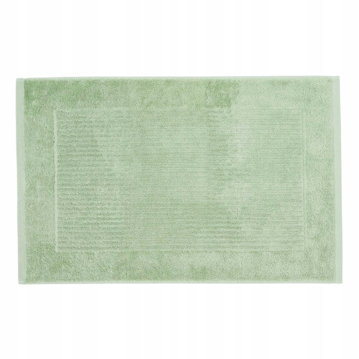 HOMESCAPES Imperial Cotton Sage Green Bathroom Rug 50x80cm