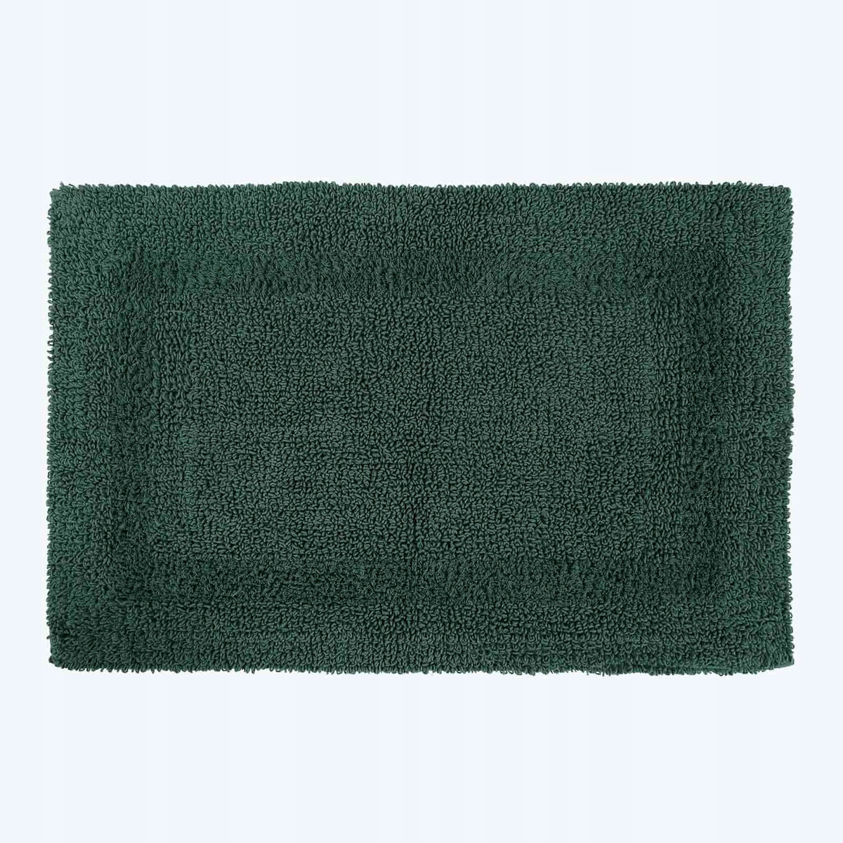 HOMESCAPES Luxury Reversible Bathroom Mat Set Green Packaging status original