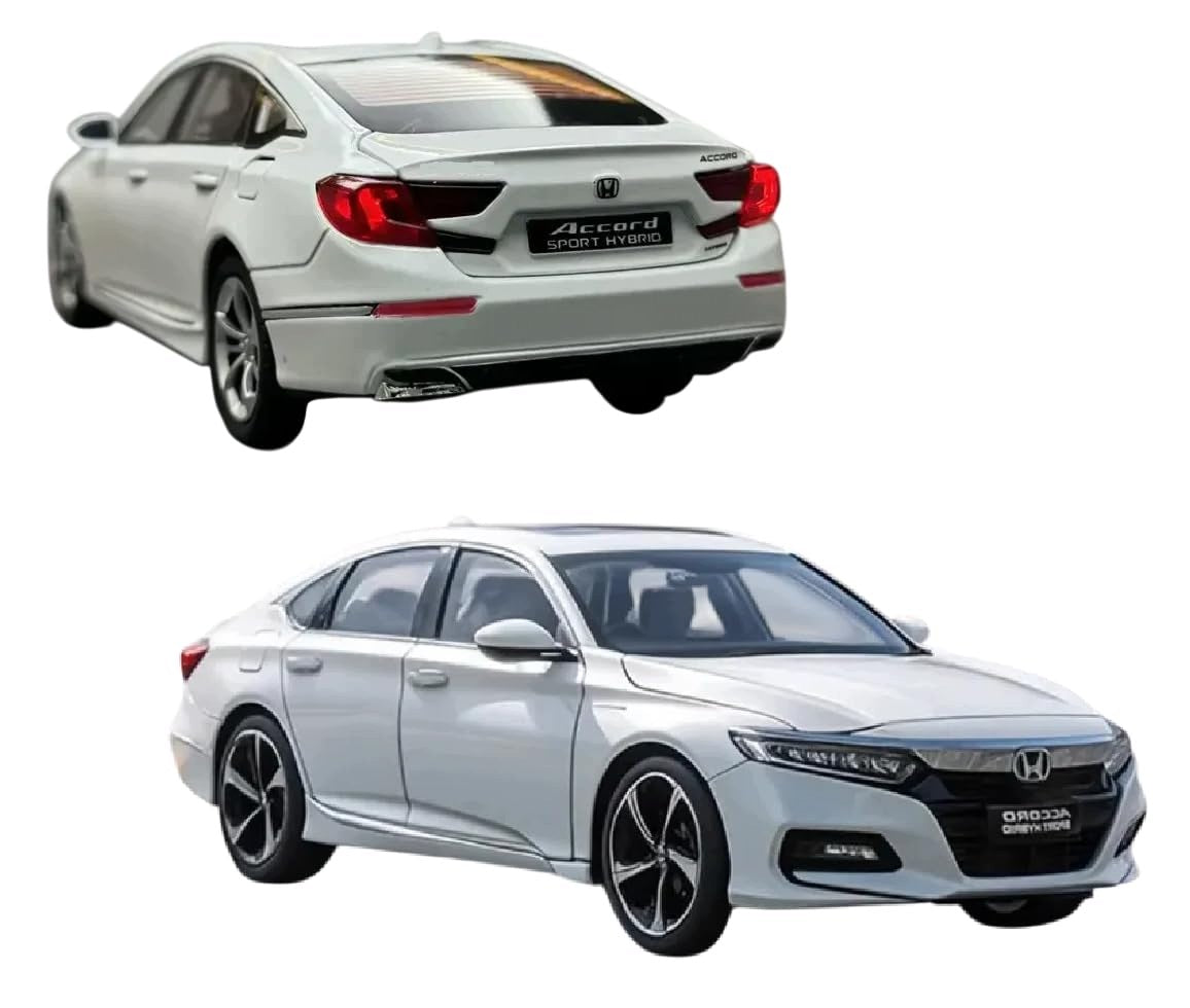 HONDA ACCORD LIMOUSINE METAL CAR MODEL 1:24 SOUND LIGHT WHITE