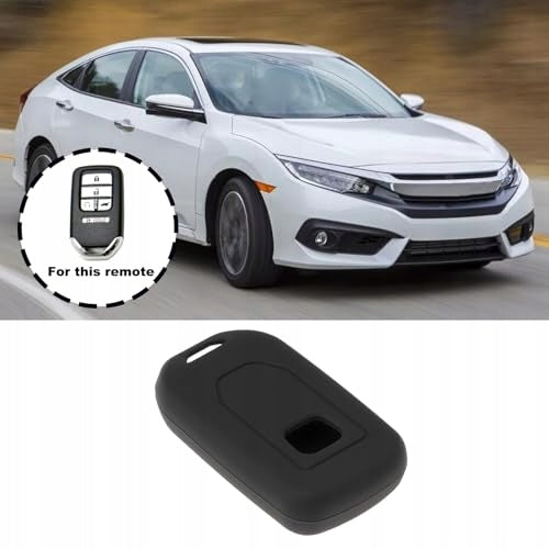 HONDA REMOTE CONTROL SILICONE COVER BLACK PROTECTIVE 2 PACK Silicone Model B0GFG9NYWW