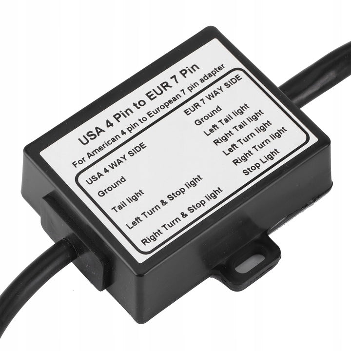 HOOK MODULE ADAPTER USA 4 PIN TO EU 7 PIN CABLE EUROPE SOCKET Kind 7 PIN