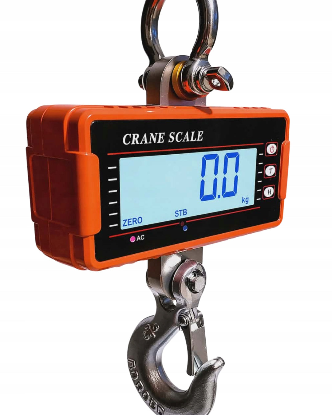 HOOK SCALE 2t 2000 kg ELECTRONIC STORAGE CRANE Power supply rechargeable battery