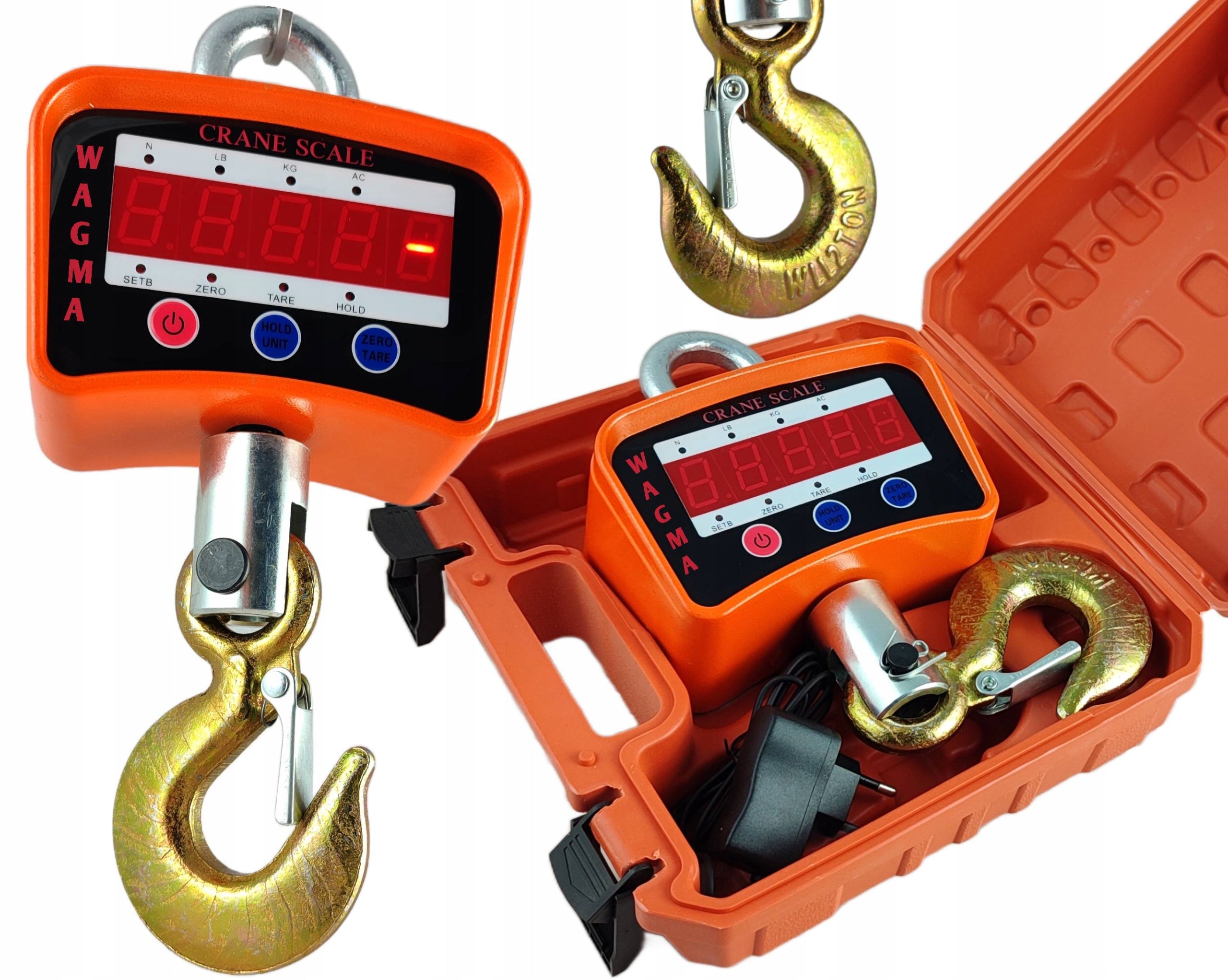 HOOK WEIGHT 2000 KG 2 TONS CRANE ELECTRONIC HANGING STORAGE BIGBAG
