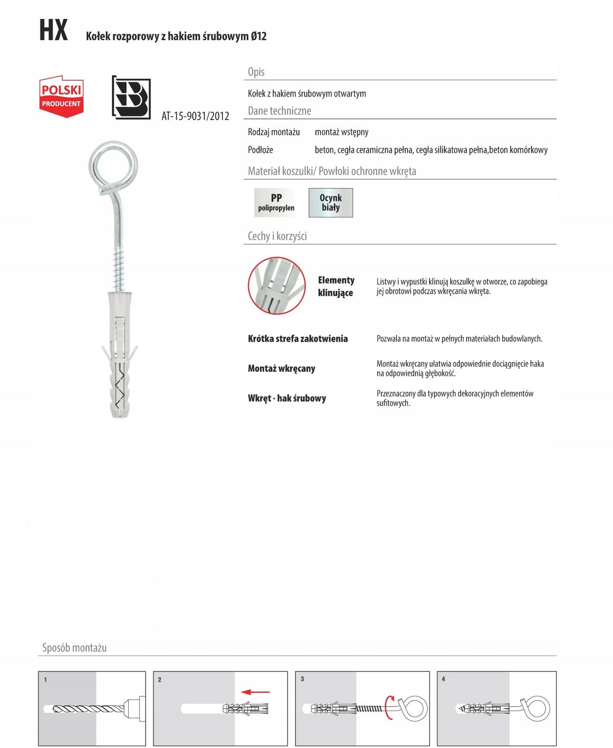 HOOKS 2 pcs ATTACHMENT hammock swing for concrete 140kg max obc. Brand LoveGifts