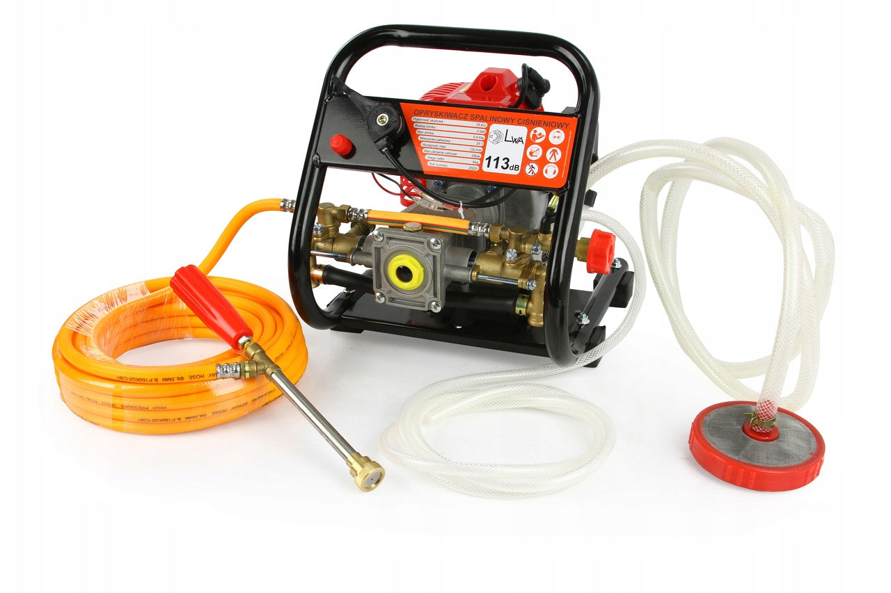 HORTICULTURAL PRESSURE COMBUSTION SPRAYER FOR SPRAYING DEMON 25 BAR Power supply combustion