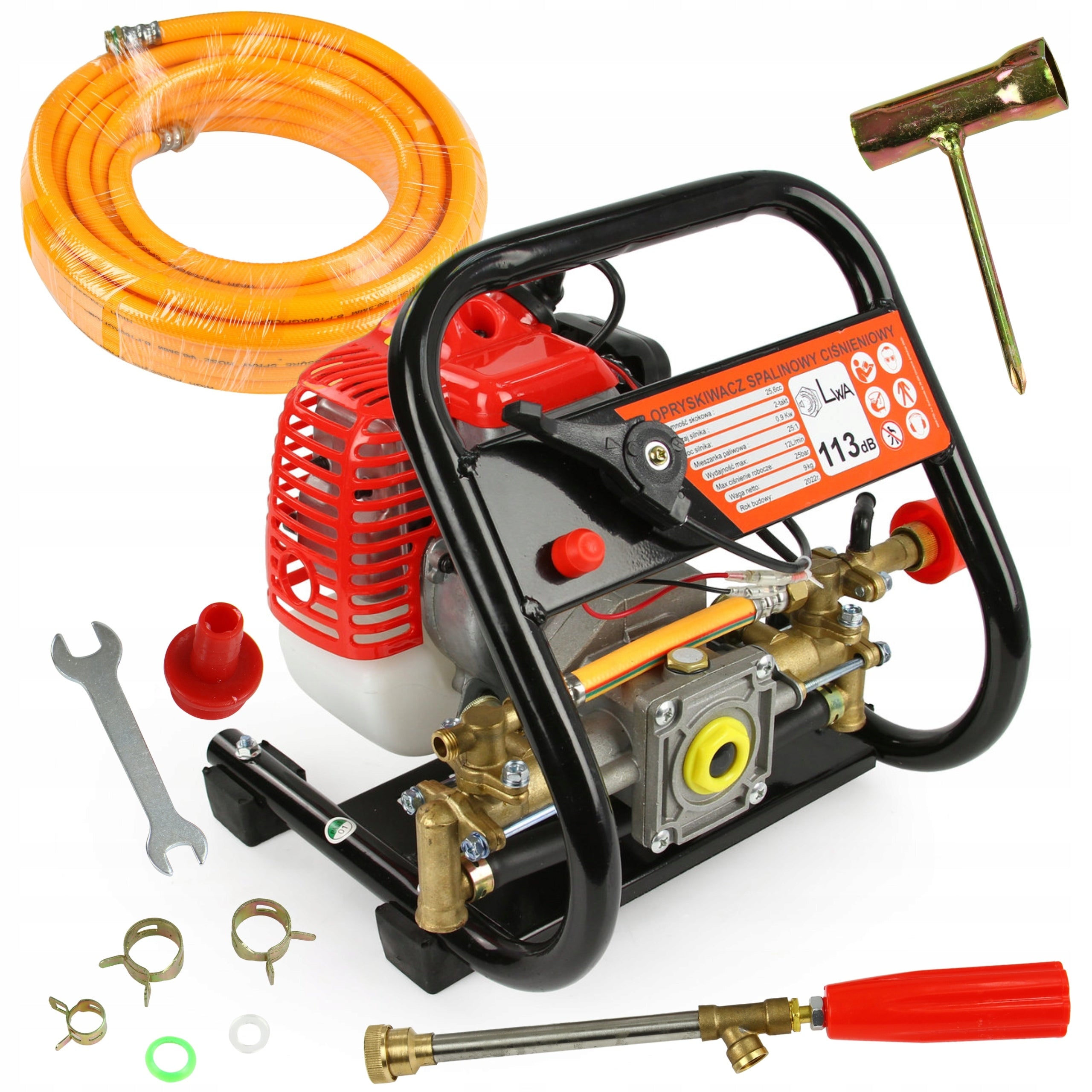 HORTICULTURAL PRESSURE COMBUSTION SPRAYER FOR SPRAYING DEMON 25 BAR
