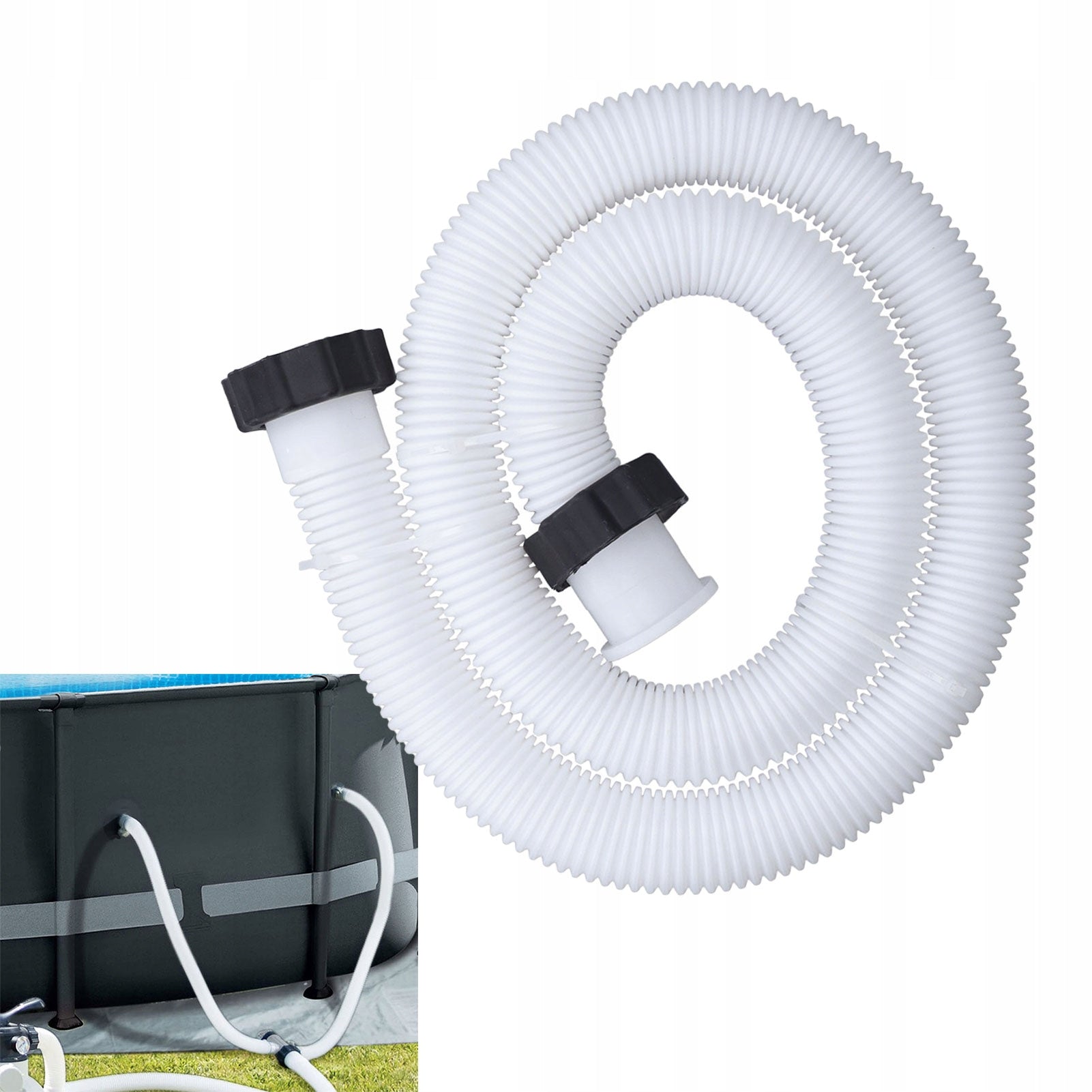 HOSE FOR POOL PUMP HOSES CONNECTING PIPE PUMP 38 MM FOR INTEX 1.5M 150CM Diameter 418 mm