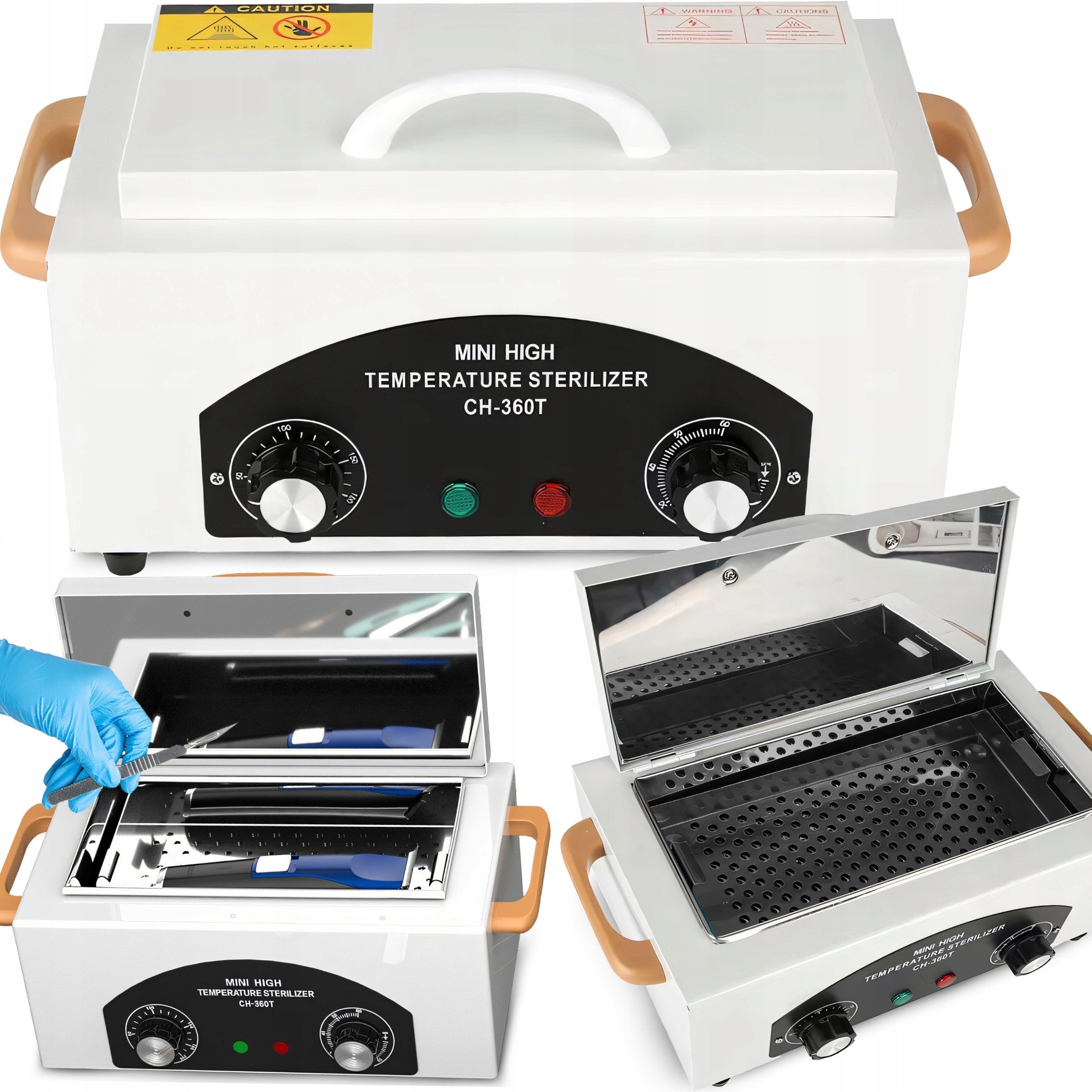 HOT AIR STERILIZER TIMER 300W TOOL DISINFECTION 220°C WHITE EAN (GTIN) 5907056102922