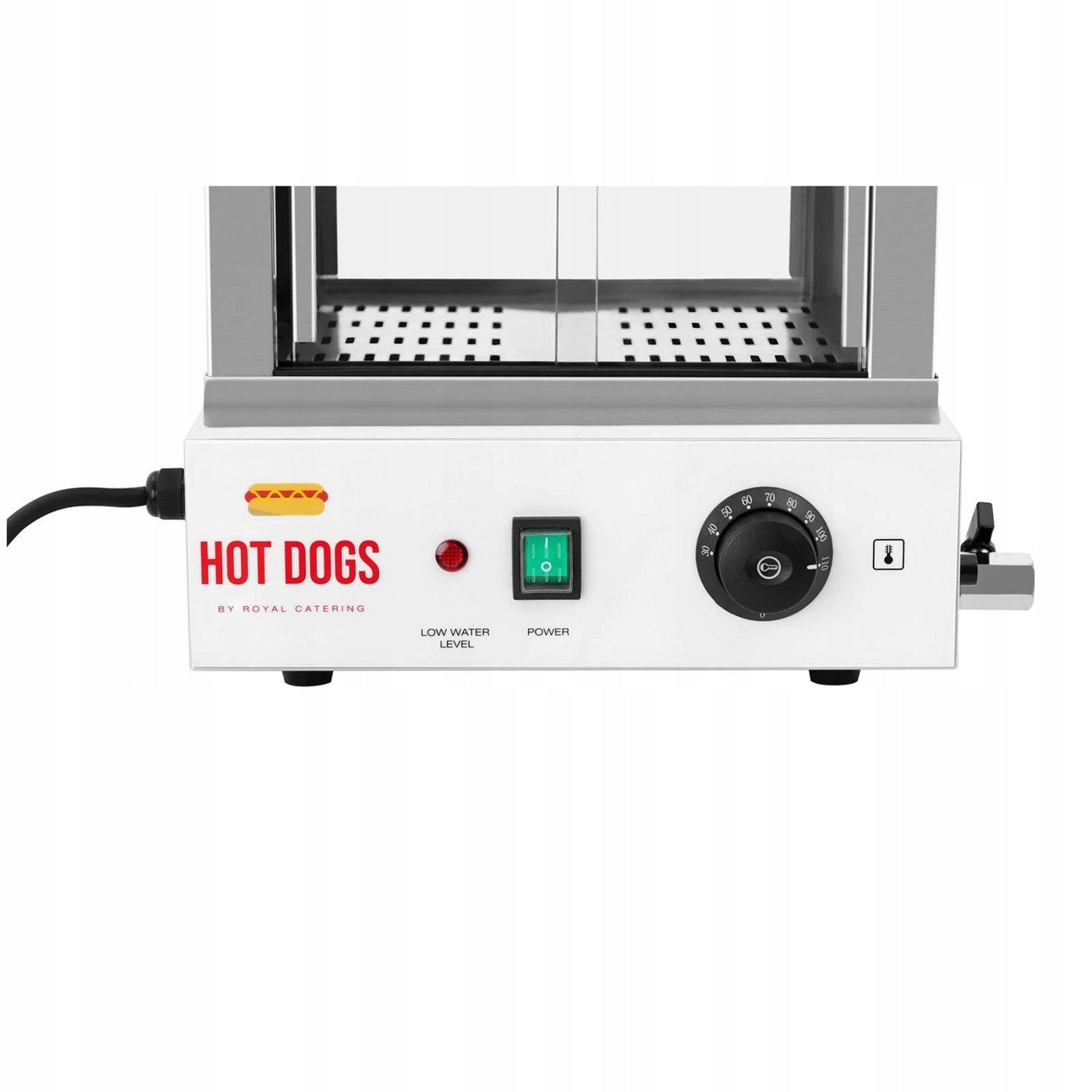 HOT DOG WARMER - 100 SAUSAGES / 25 ROLLS Brand Royal Catering