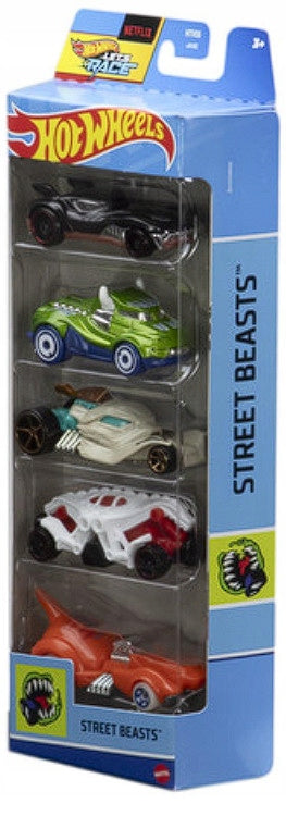 HOT WHEELS 5pack Car Set HTV55 STREET BEASTS EAN (GTIN) 0074299018060