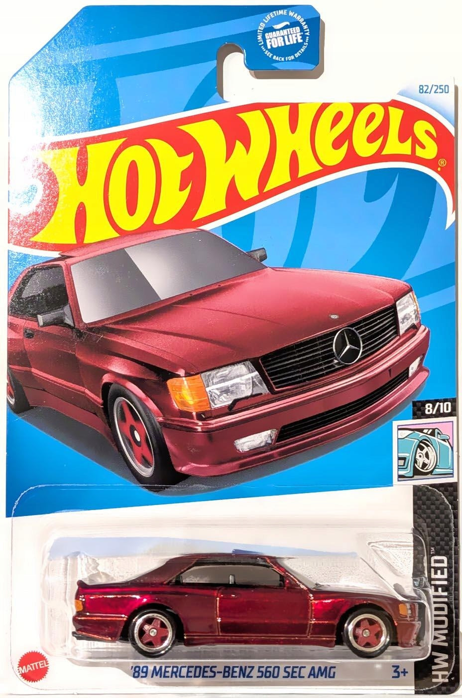 HOT WHEELS 89 MERCEDES BENZ 560SEC AMG SUPER TREASURE HUNT STH 1:64 NEW!!