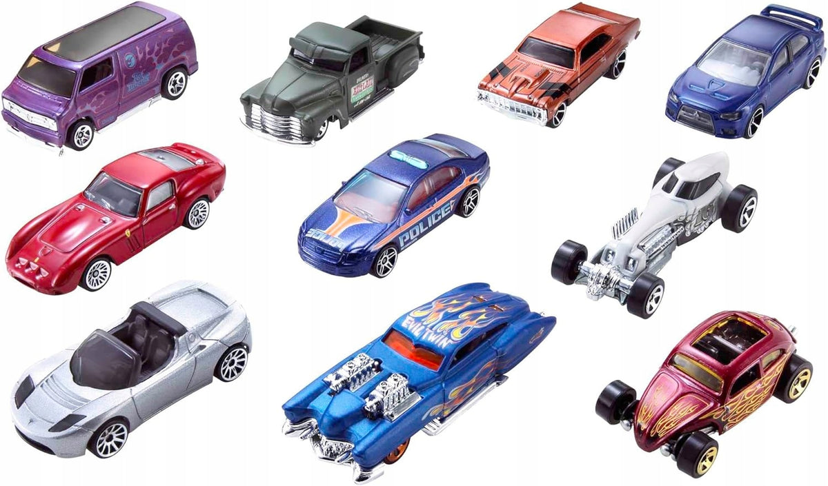 HOT WHEELS - Gift Set 10 Vehicles 10PAK Cars 10pcs 54886 Manufacturer code 54886 11