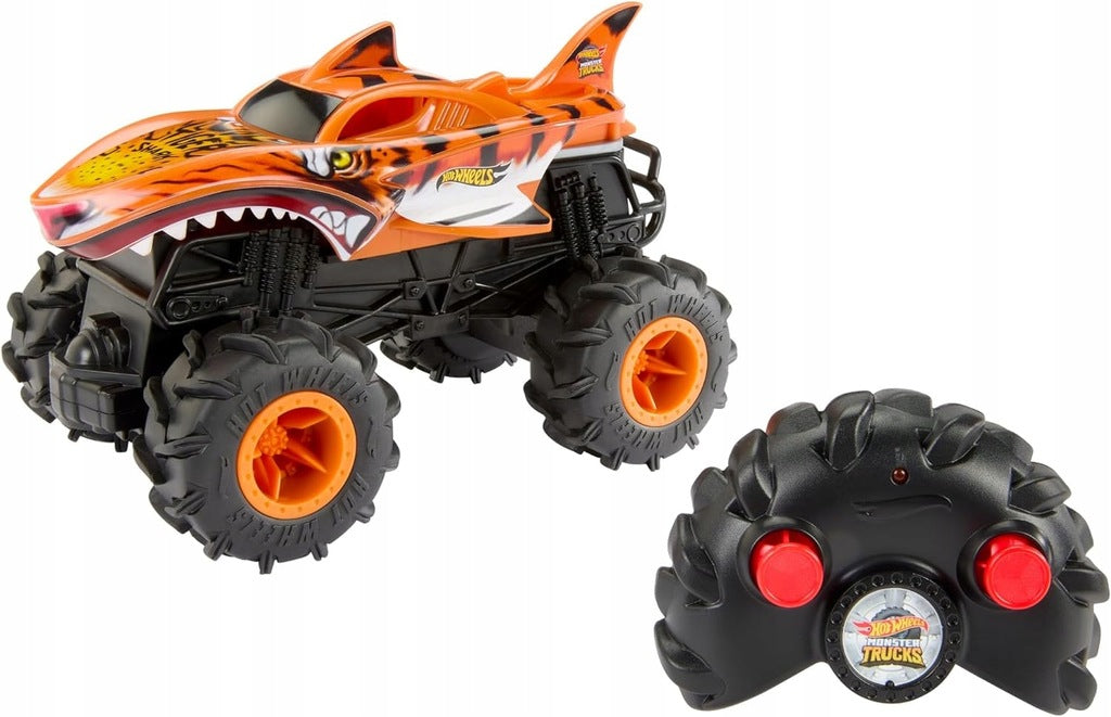 HOT WHEELS MONSTER TRUCK RC TIGER SHARK 1:24 auto remote controlled Brand Hot Wheels