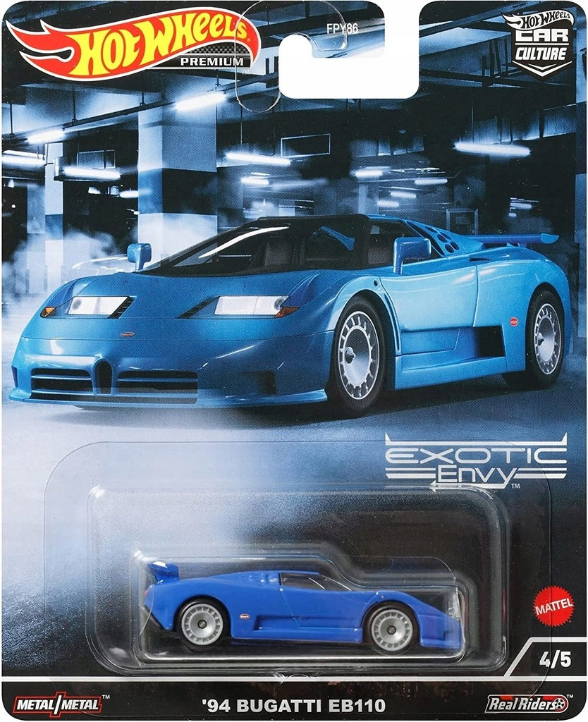 HOT WHEELS PREMIUM CAR CULTURE EXOTIC ENVY '94 Bugatti EB110