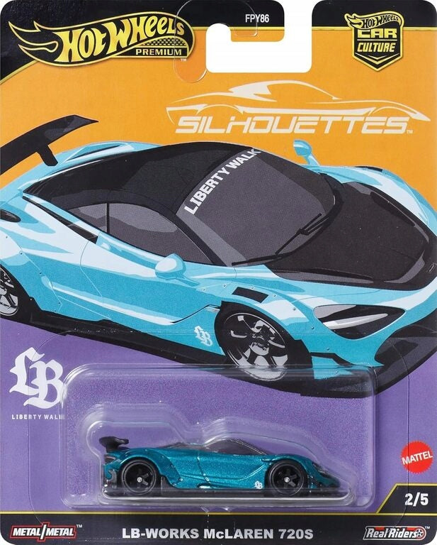 HOT WHEELS Premium LB-WORKS McLaren 720S Silhouettes 2/5 blue