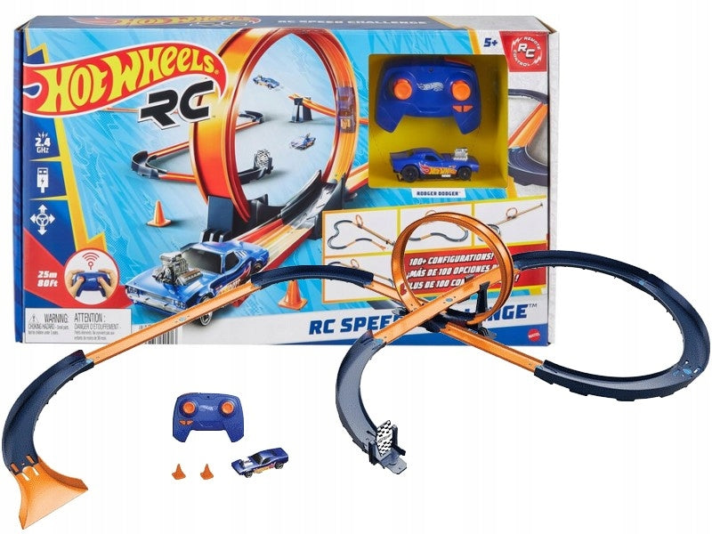 HOT WHEELS SPEED CHALLENGE SET Track Set + RC Car HXX45