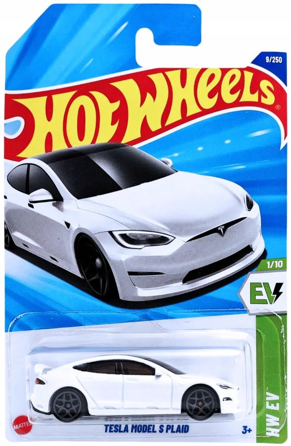 HOT WHEELS TESLA MODEL S PLAID HW EV 1/10 1:64 NEW!!!