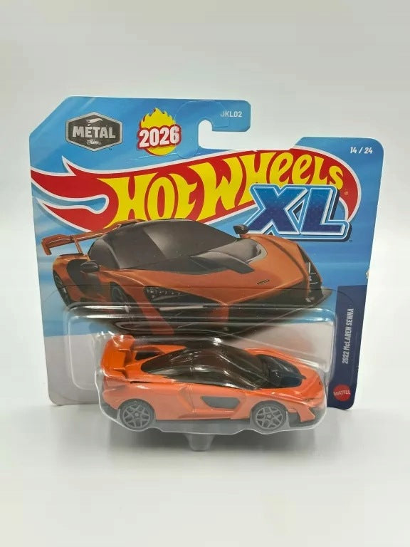 HOT WHEELS XL - 2022 MCLAREN SENNA (ORANGE) 1:43 JLJ41 Vehicle type series