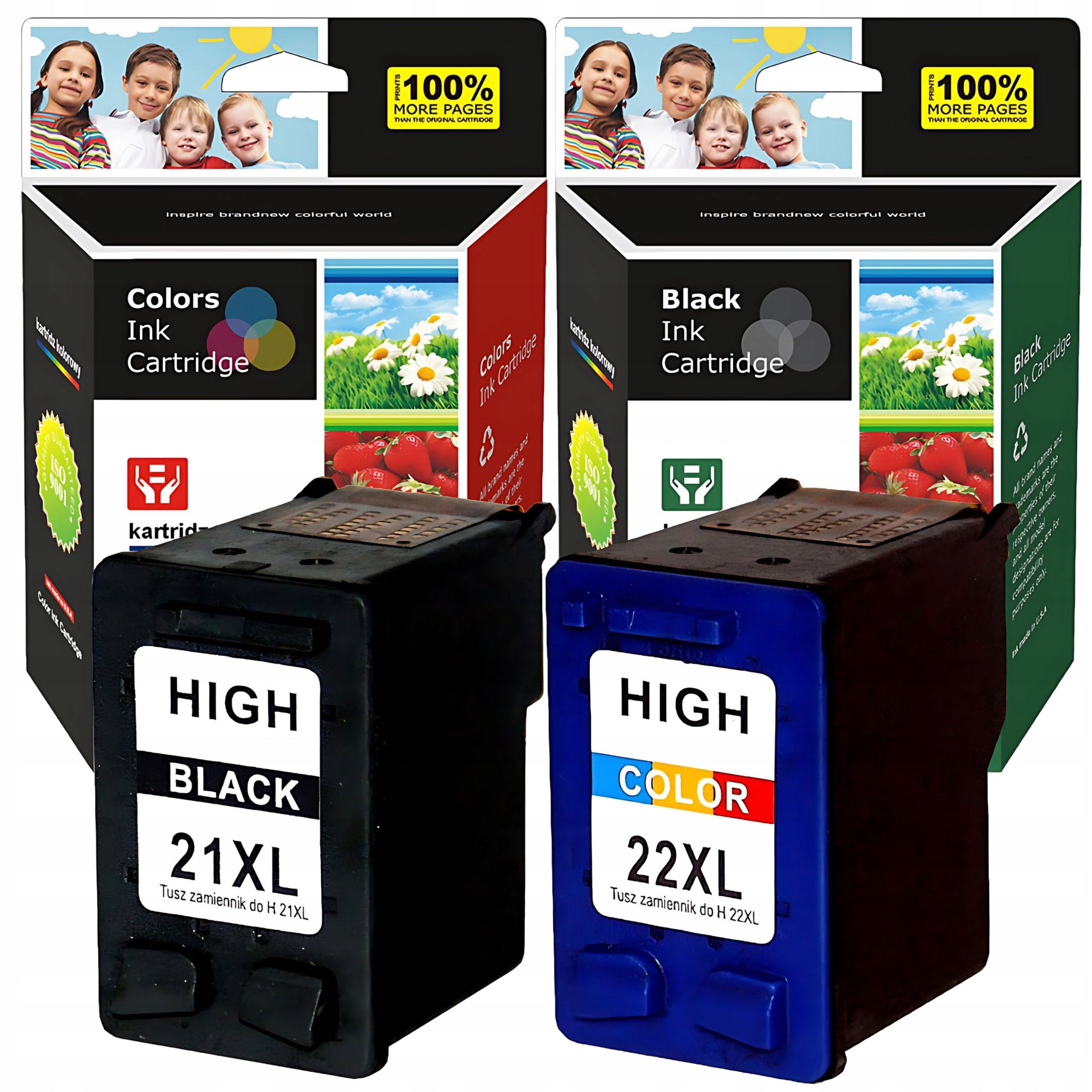 HP 21 XL + 22 XL 1410 1415 D1560 F4180 F2180 F2280 ink cartridges for printer