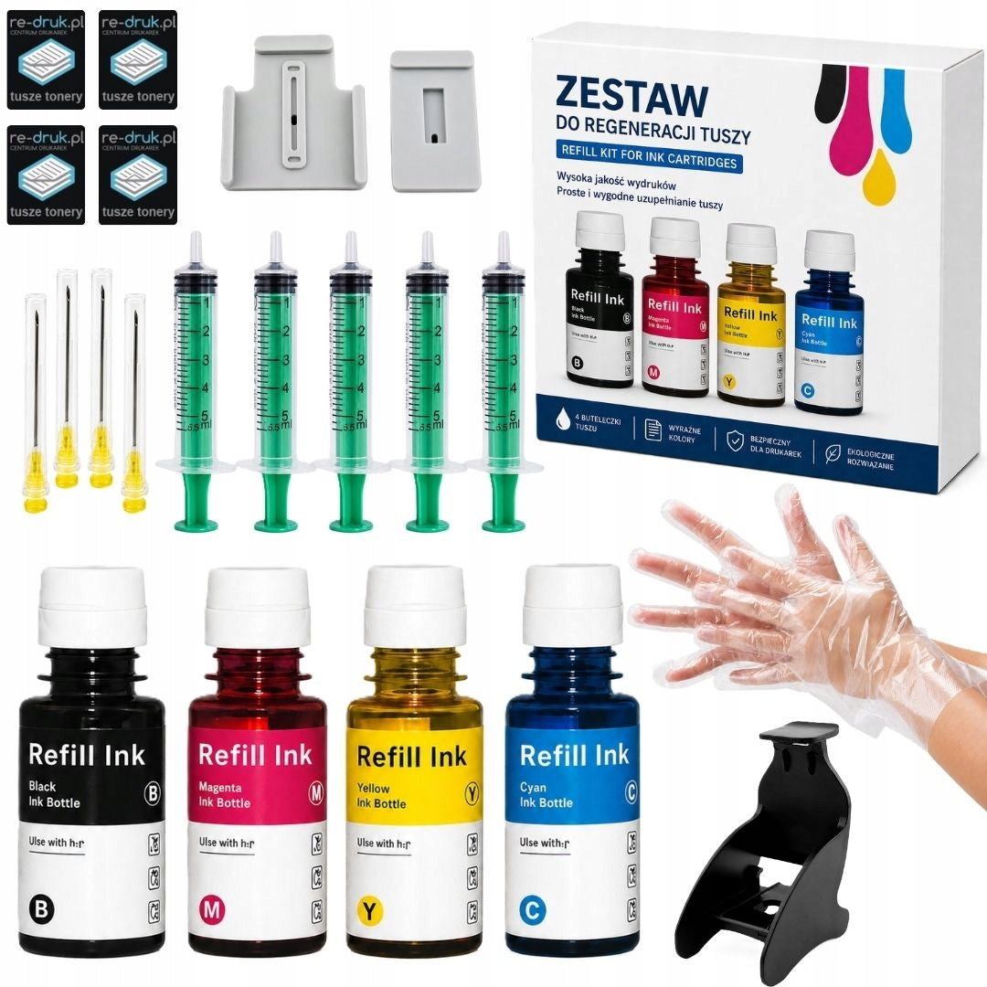 HP 305 304 302 303 301 652 653 62 Ink Filling Regeneration Kit