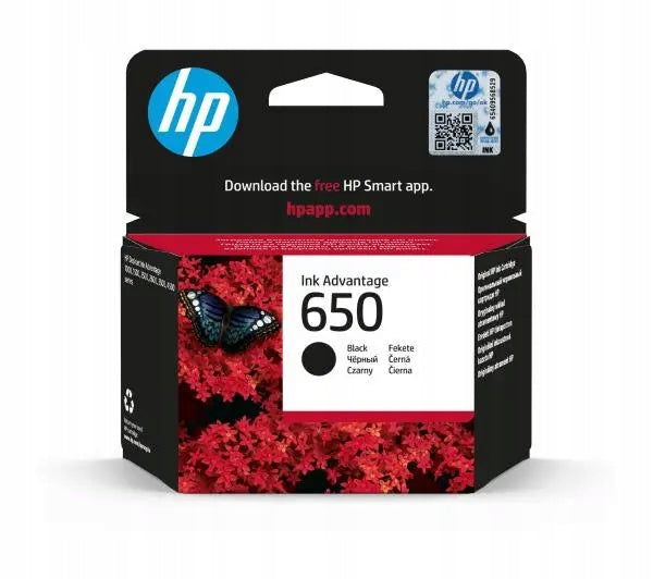 HP 650 BLACK ORIGINAL 6,5ML CZ101AE Deskjet Ink