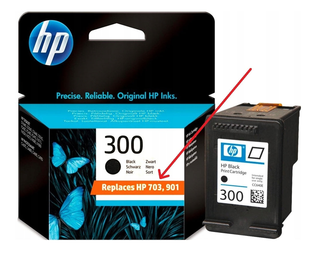 HP 703 Black D730 F735 K109a K209a K510a Packaging status original