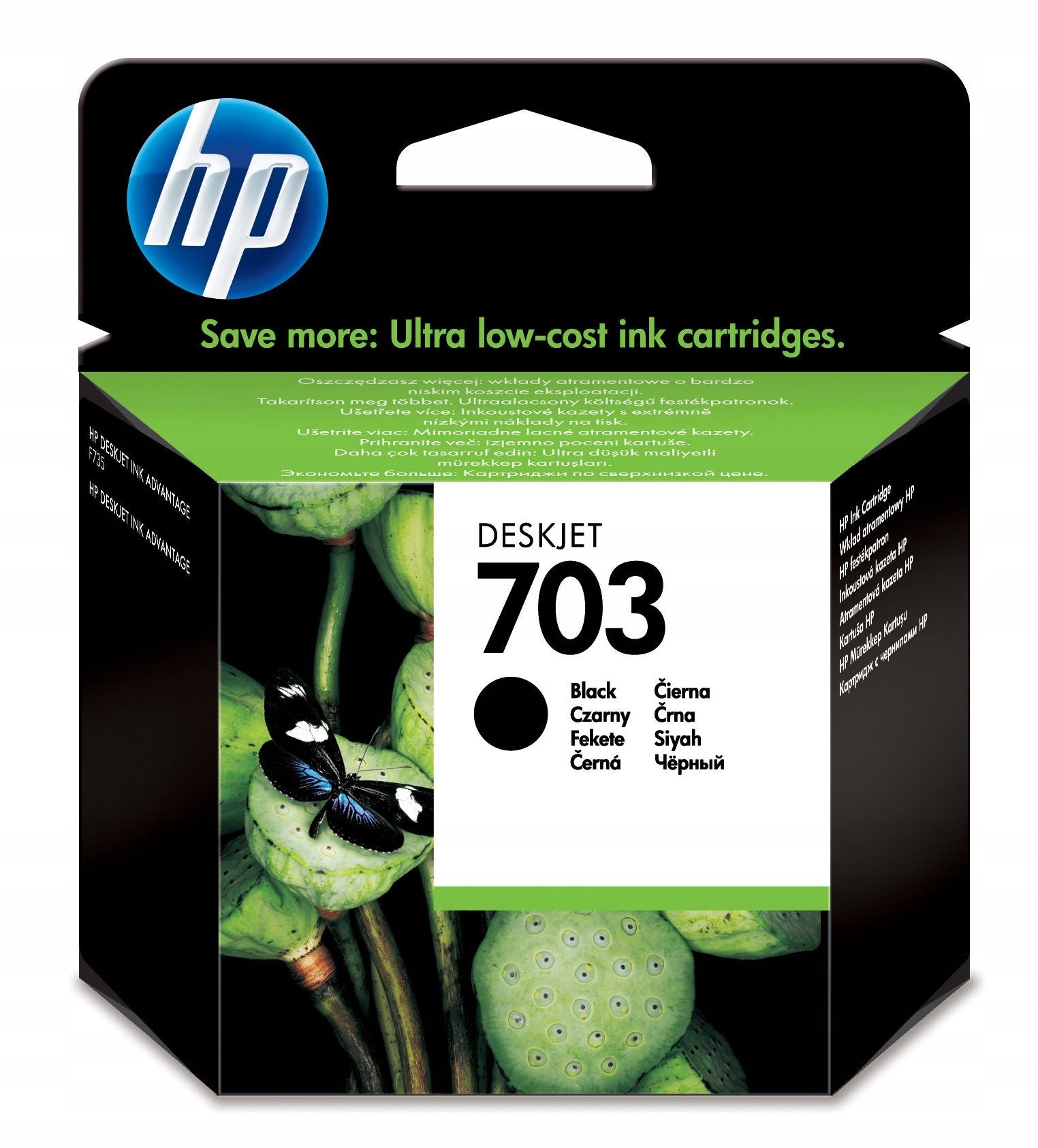 HP 703 Black D730 F735 K109a K209a K510a