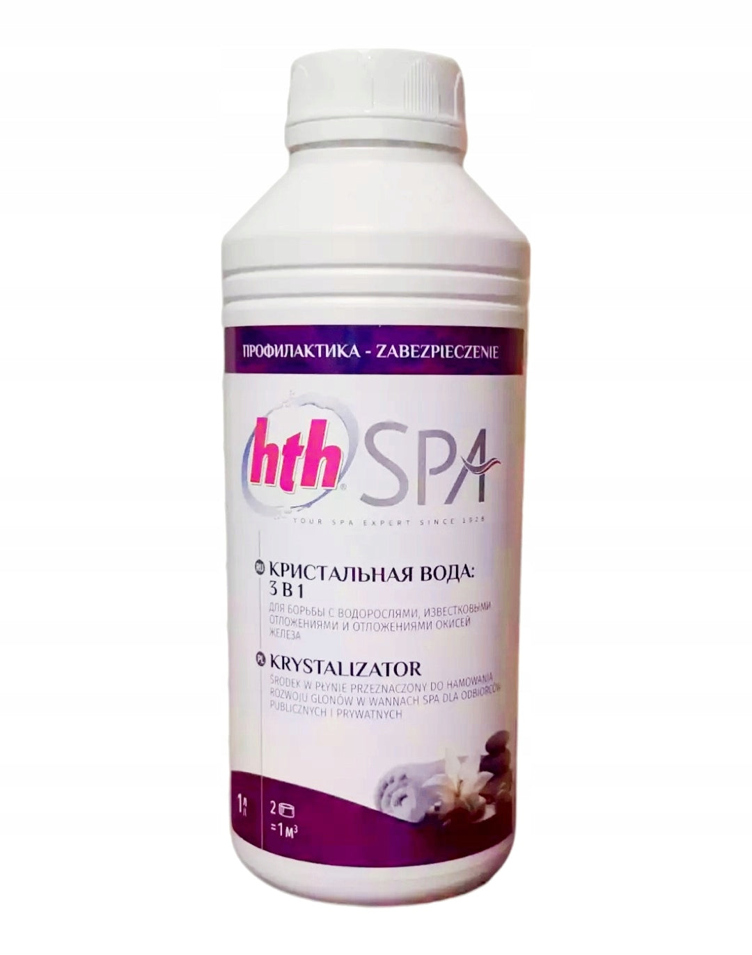 HTH Spa algae crystallizer for Spa JACUZZI 1L Kind anti-algae agent