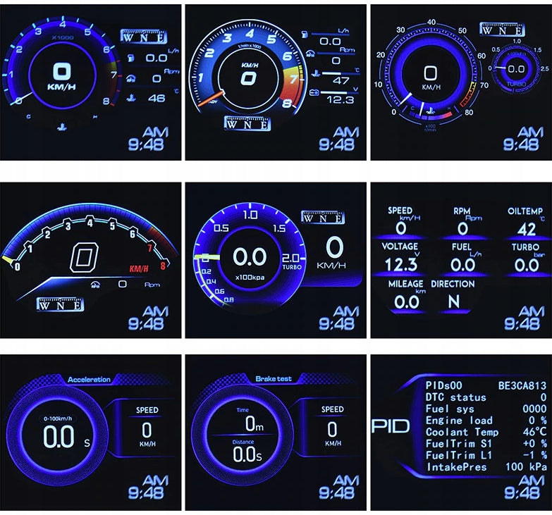 HUD OBD+GPS car display Manufacturer code 1975197512