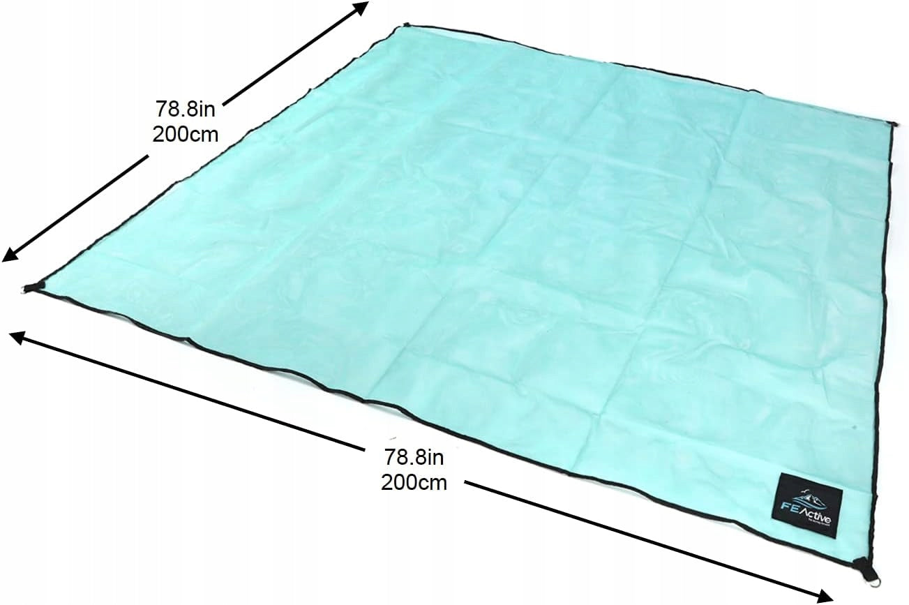 HUGE PICNIC BLANKET BEACH MAT 200x200 cm + HERRING VNL Brand FE Active