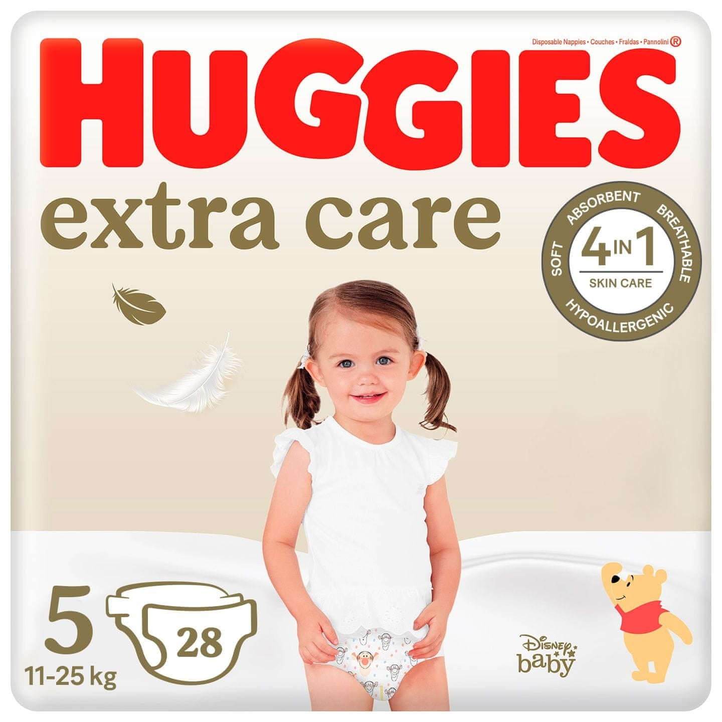 HUGGIES diapers Extra Care size 5 (11-25 kg) 28pcs