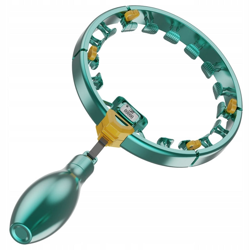 HULA HOOP SLIMMING WITH WEIGHT PLATE AND SMART PROJECTION COUNTER HULA HOOP