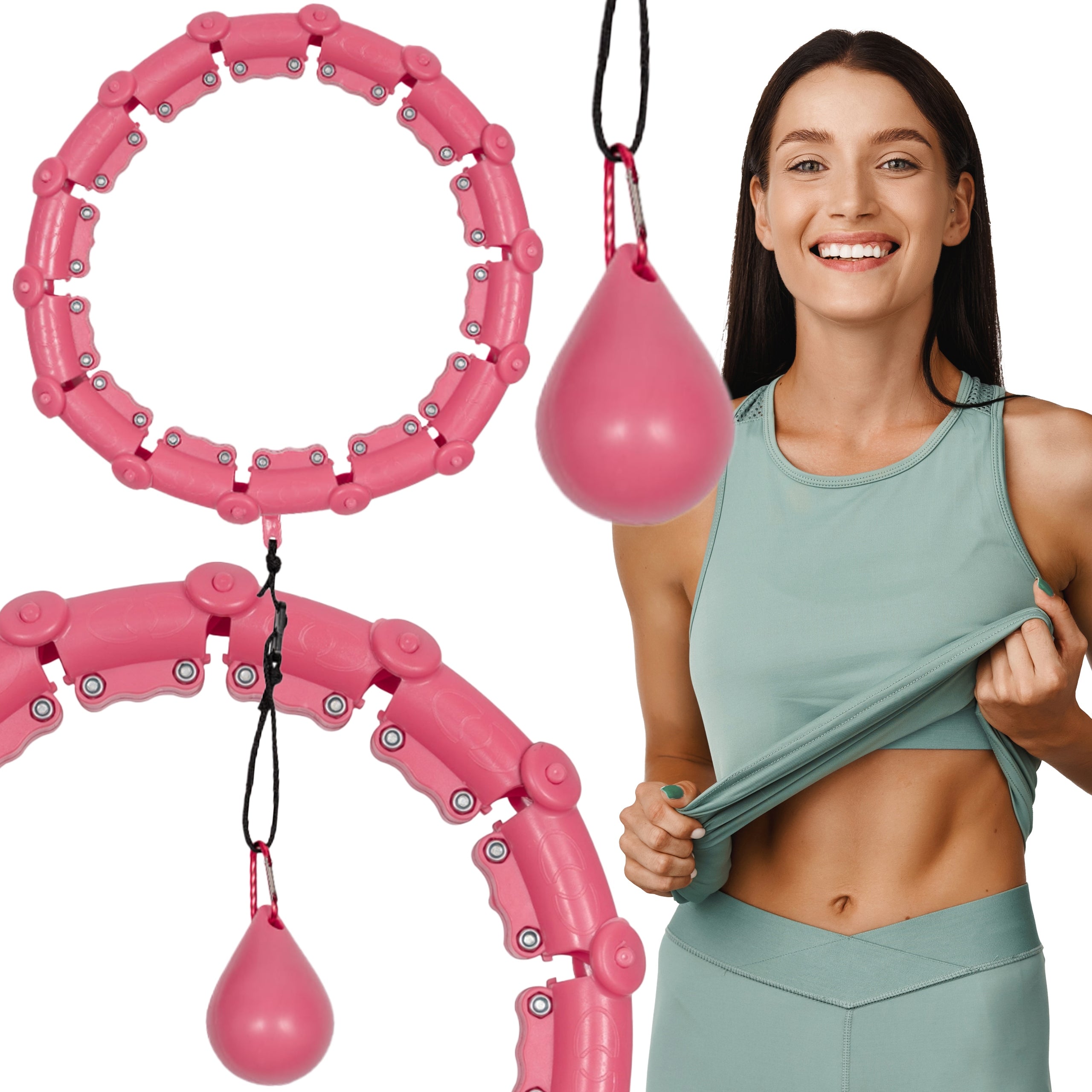 HULA HOOP WITH HULA HOOP WEIGHT LOSS SMART FITNESS MASSAGE Brand Lewer