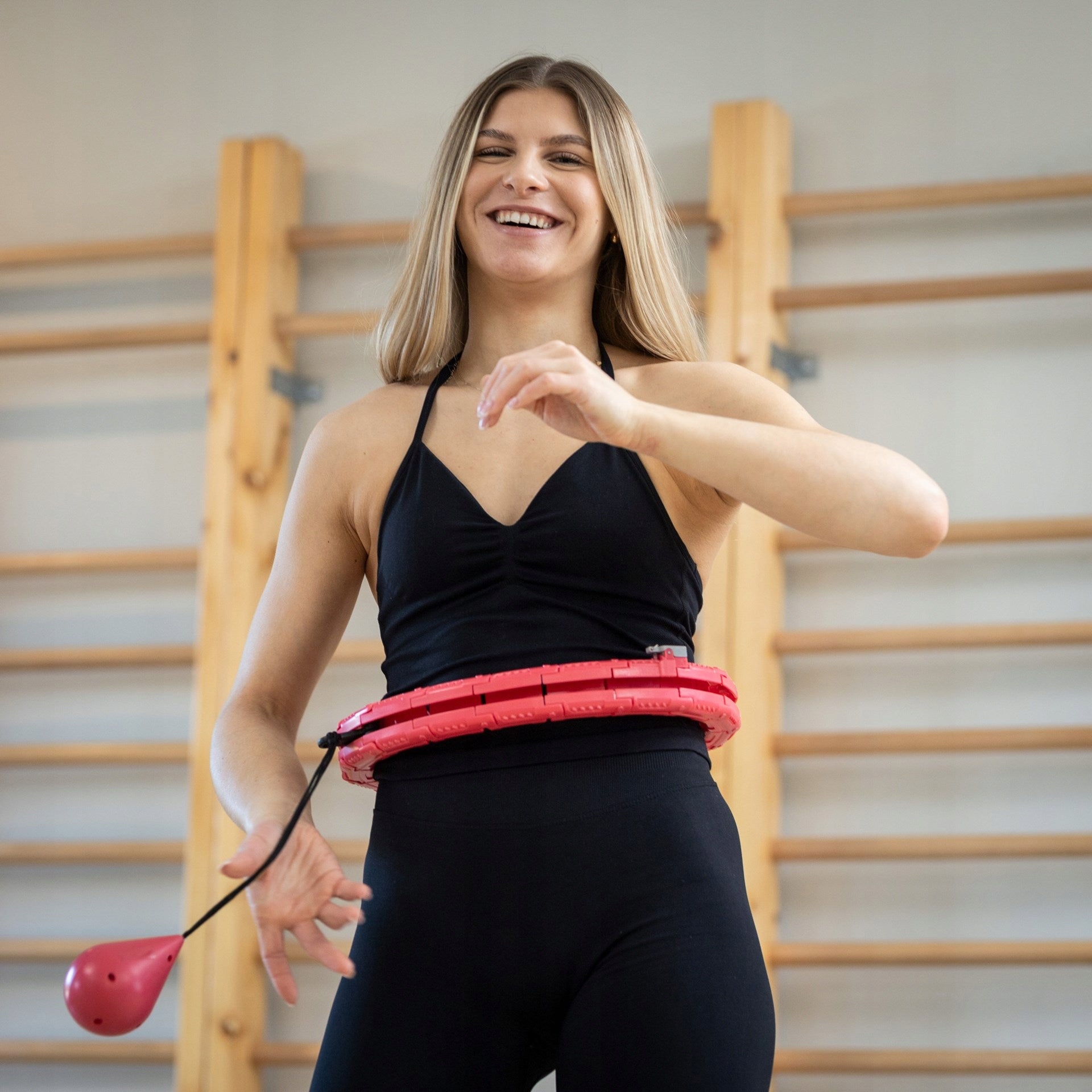 HULA HOOP WITH LOAD AND PROJECTIONS FOLDING SLIMMING FITNESS MASSAGE Manufacturer code ACT0139