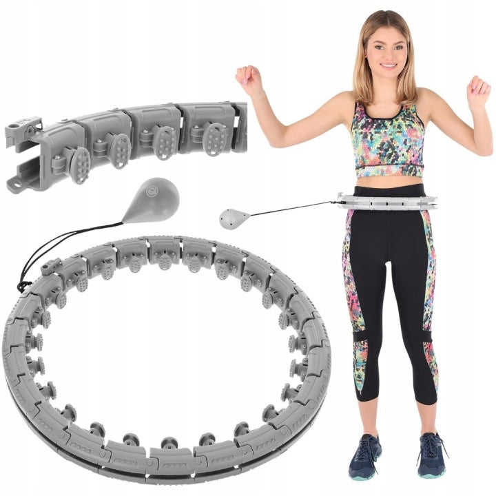 HULA HOOP WITH LOAD AND STUDS SLIMMING HULA HOOP 133cm