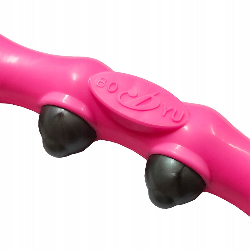 HULA HOOP WITH MASSAGE SLIMMING FOLDING FITNESS TABS 90CM 1,2kg ROSES Manufacturer code FE05012