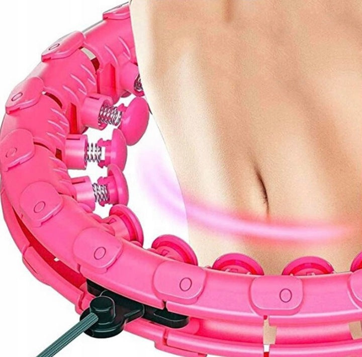 HULA HOOP WITH PROJECTION LOAD SLIMMING MASSAGE SMART 24 SECTIONS Color multicolor