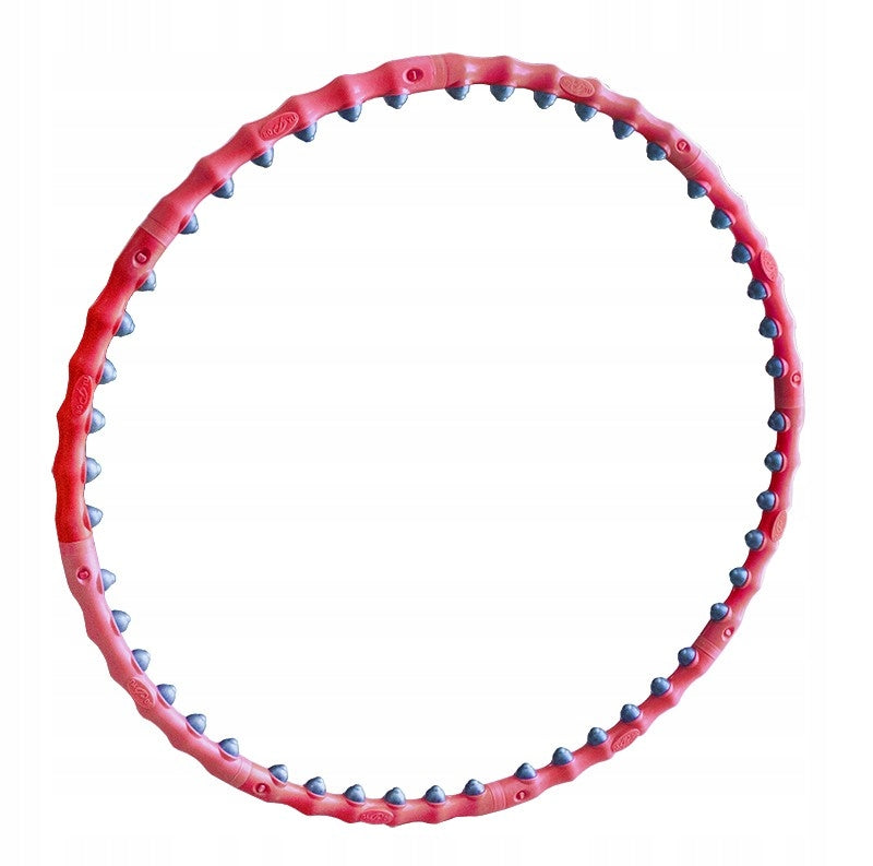 HULA HOOP WITH PROJECTIONS FE05013 90CM /ALLRIGHT Color red