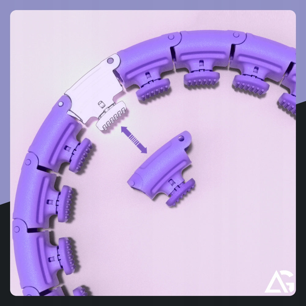HULA HOOP WITH SLIMMING WEIGHT WITH COUNTER SMART HULA HOOP PURPLE EAN (GTIN) 5900415411116