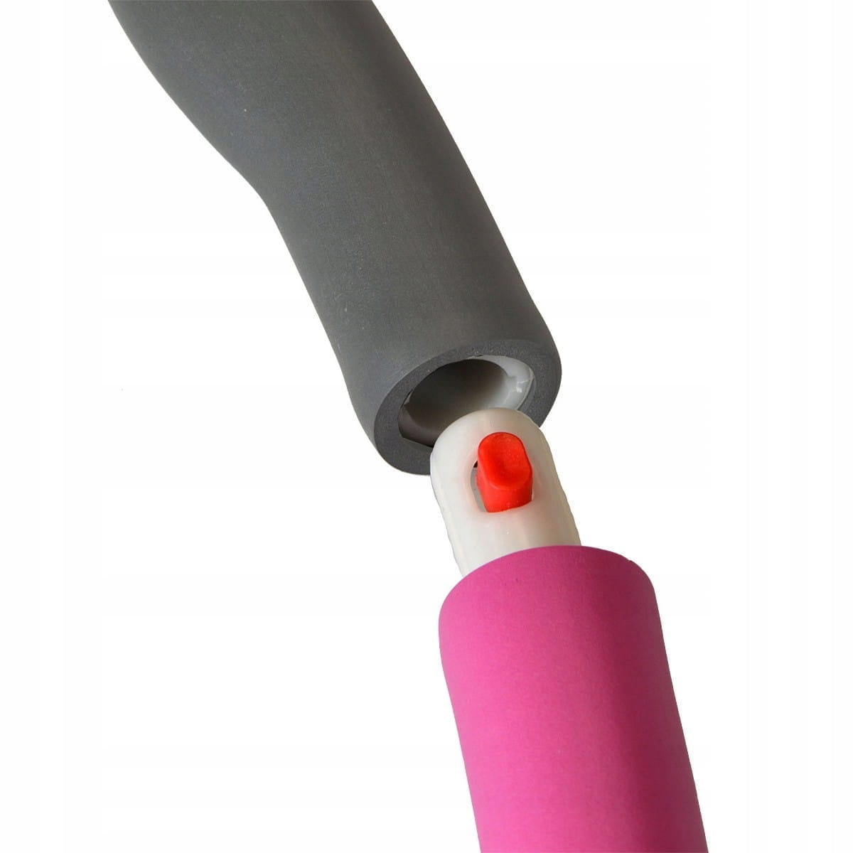 HULA HOOP WITH STUDS FOLDING FITNESS TRAINING SLIMMING PINK 95cm EAN (GTIN) 754302093481