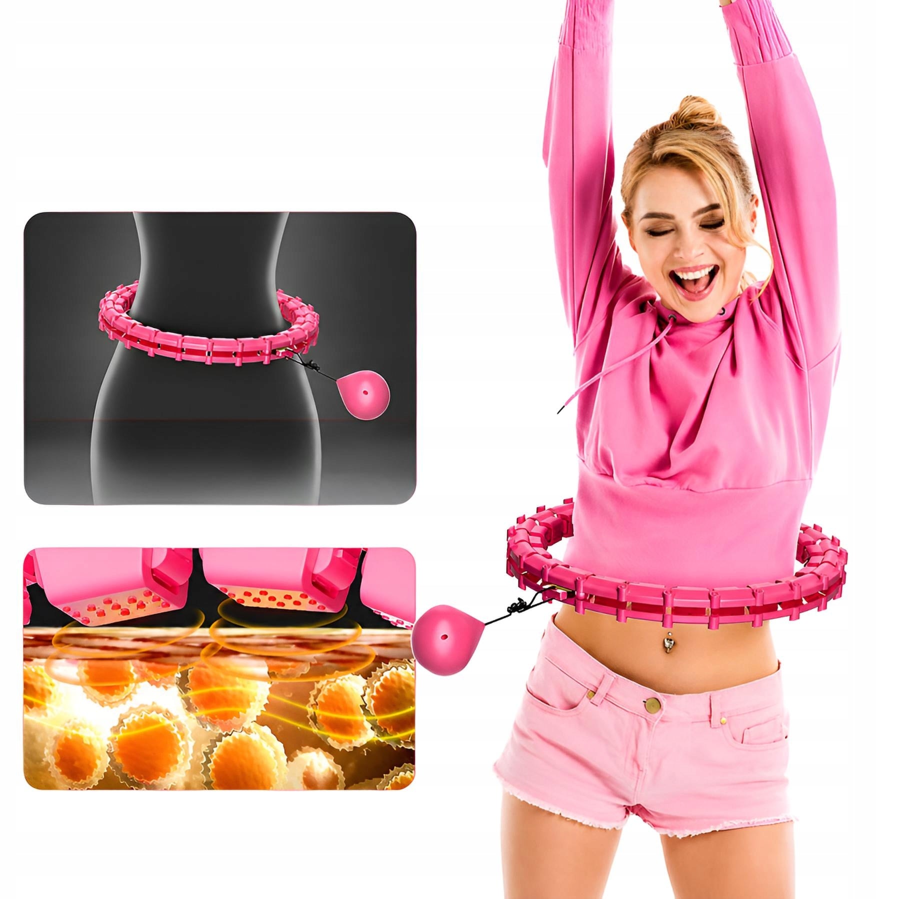 HULA HOOP WITH WEIGHT LOSS PROJECTIONS MASSAGE HULA HOOP SMART PRO+ Manufacturer code MASTIF-00497