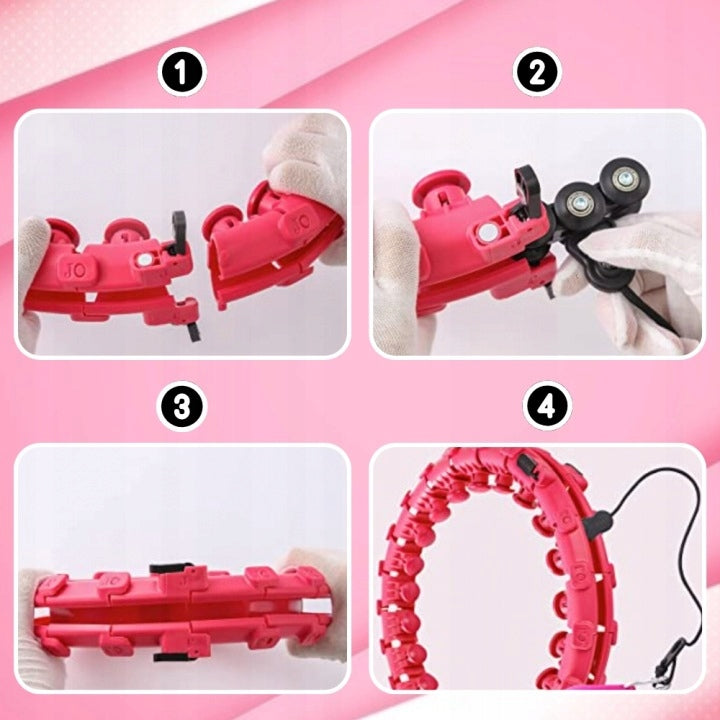 HULA HOOP WITH WEIGHT SLIMMING WHEEL WITH PROJECTIONS MASSAGER WEIGHT Manufacturer code 3B#4