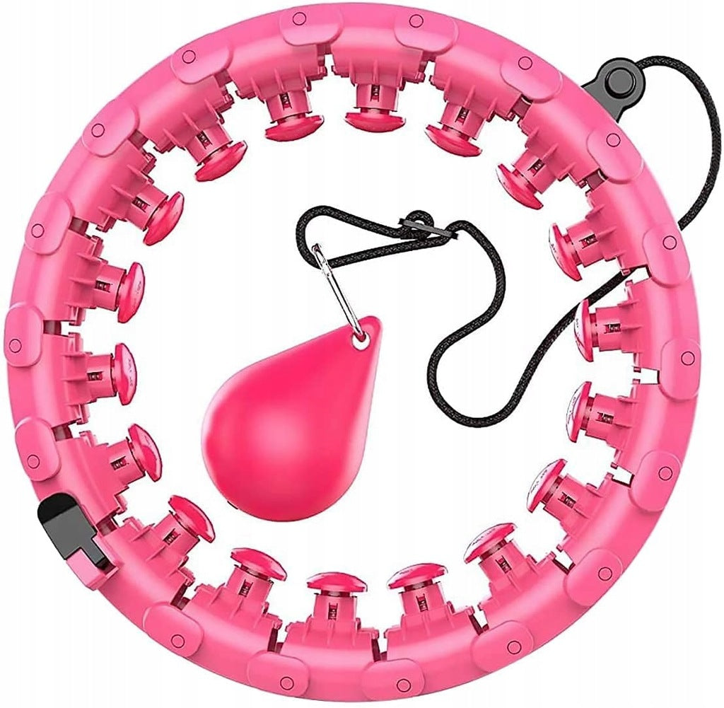 HULA HOOP WITH WEIGHT SLIMMING WHEEL WITH PROJECTIONS MASSAGER WEIGHT Packaging status original