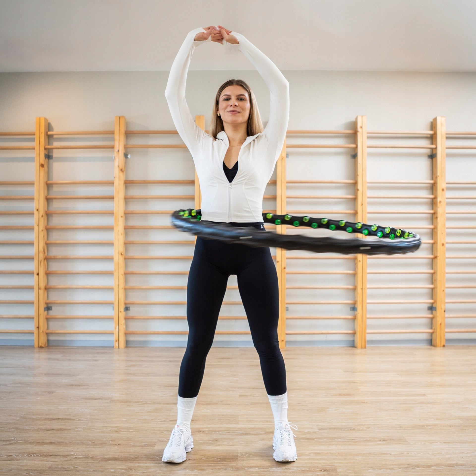 HULA HOP 96cm with Massage Protrusions Folding SLIMMING FITNESS MASSAGE Manufacturer code ACT0135